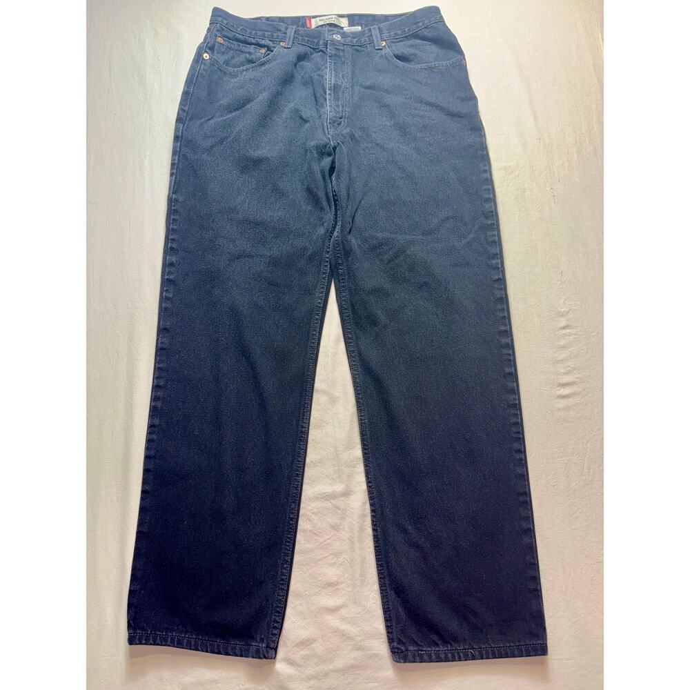 Mens Levi’s 550 Relaxed Fit Black‎ Denim Jeans W38 L32 Classic Straight